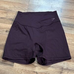 Gymshark Women's High-Waisted Athletic Shorts - Deep Plum